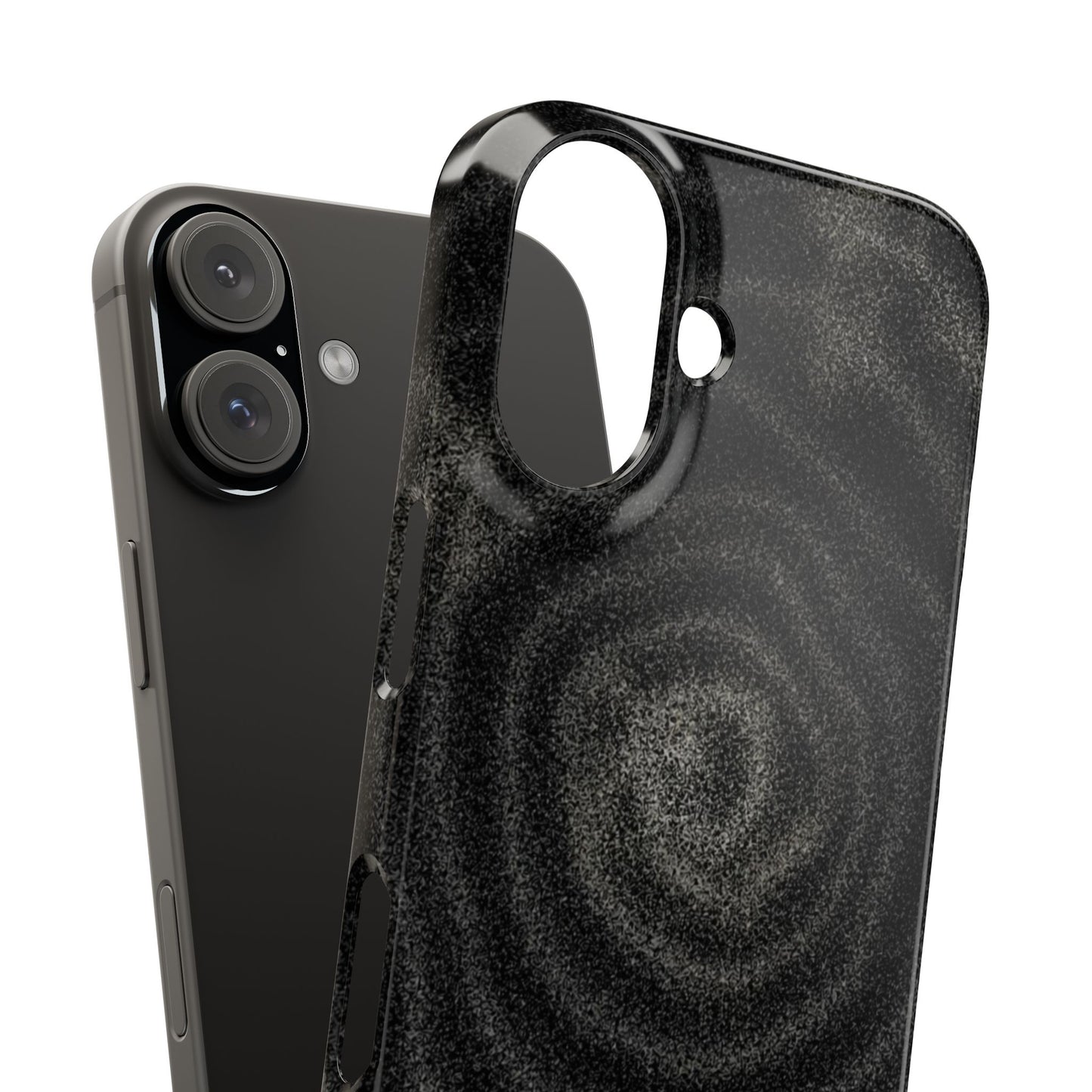 iPhone Case - BLACK GRAIN ORBIT