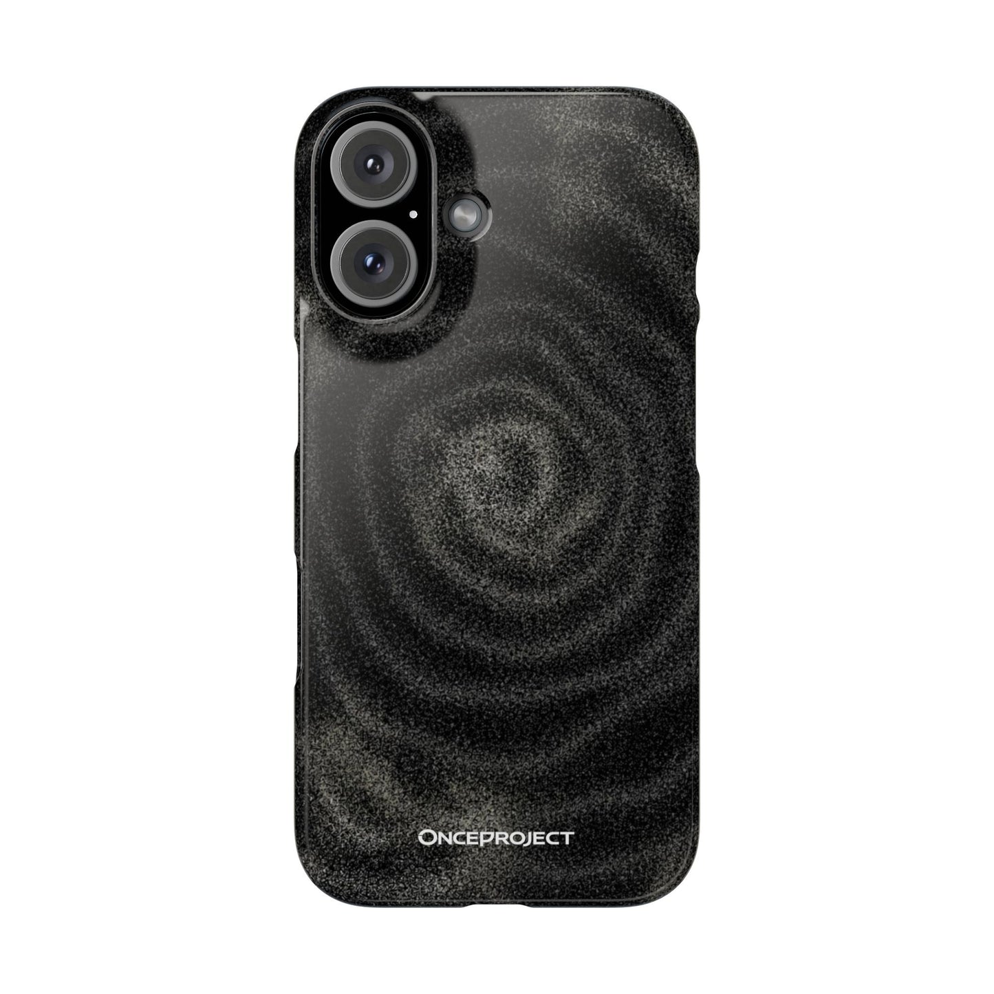 iPhone Case - BLACK GRAIN ORBIT