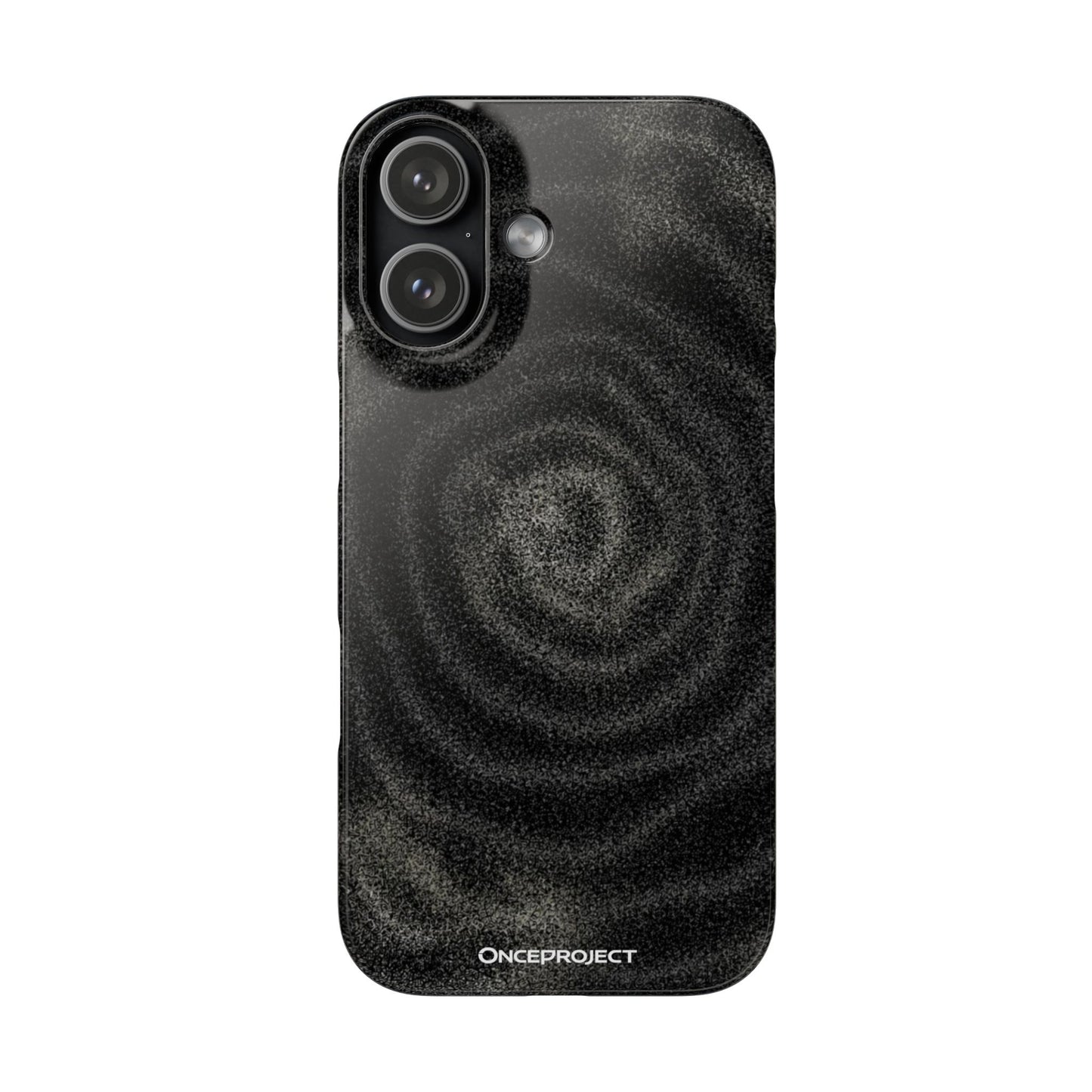 iPhone Case - BLACK GRAIN ORBIT