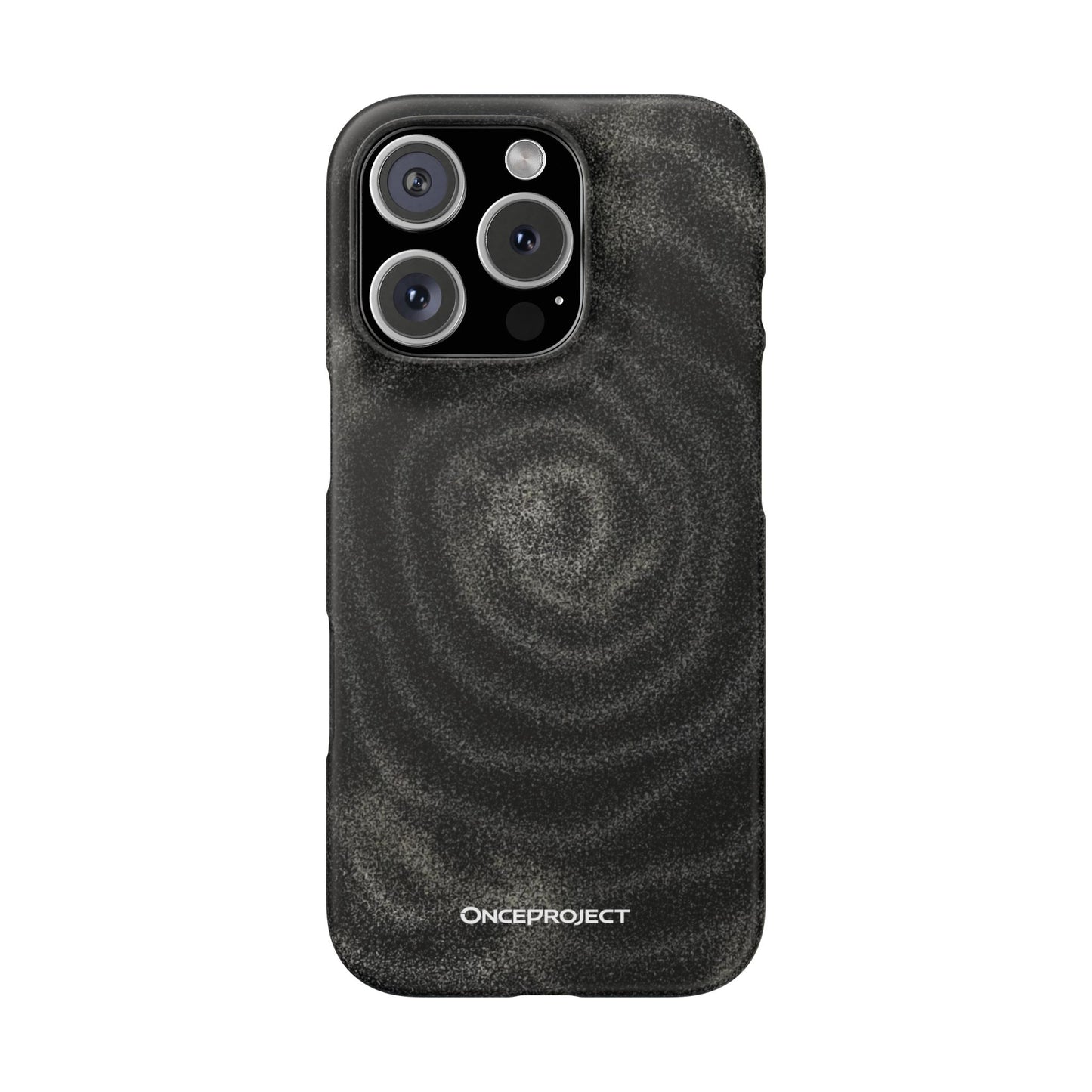 iPhone Case - BLACK GRAIN ORBIT