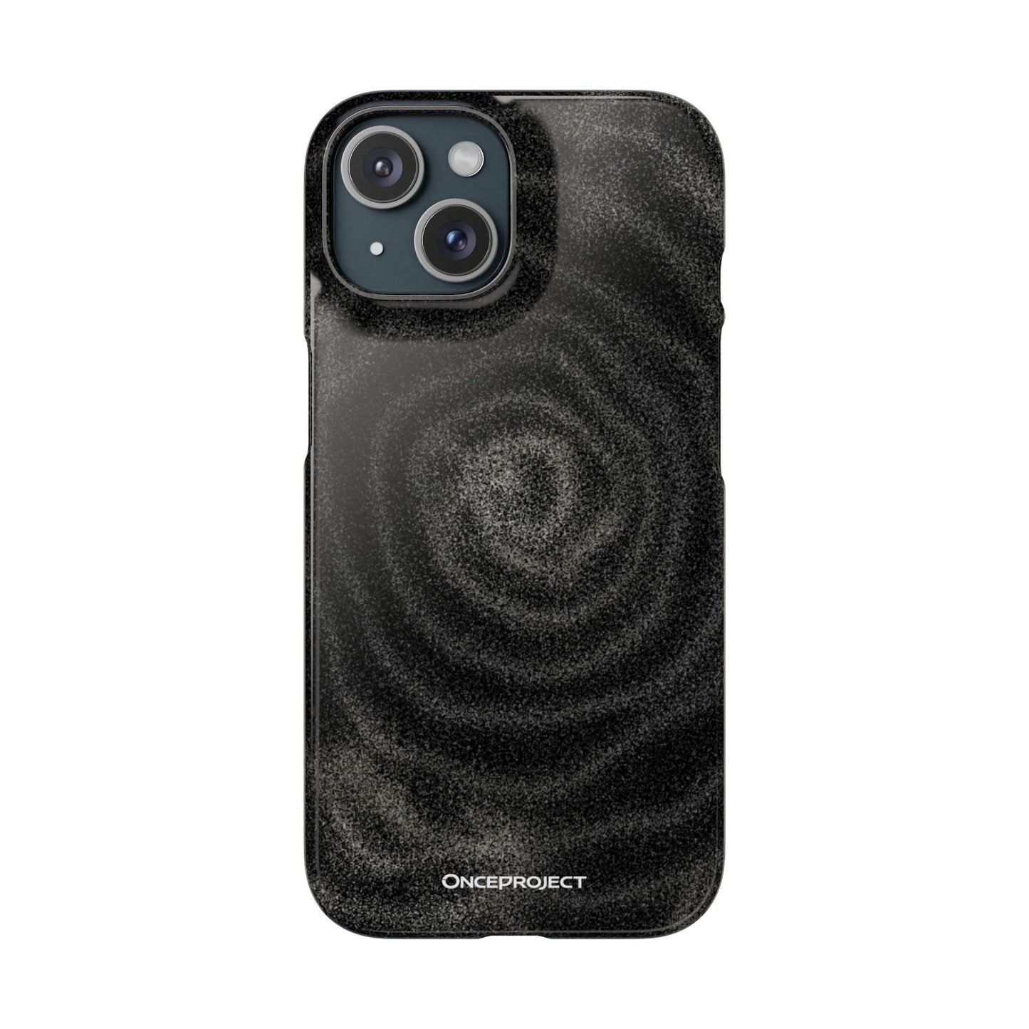 iPhone Case - BLACK GRAIN ORBIT