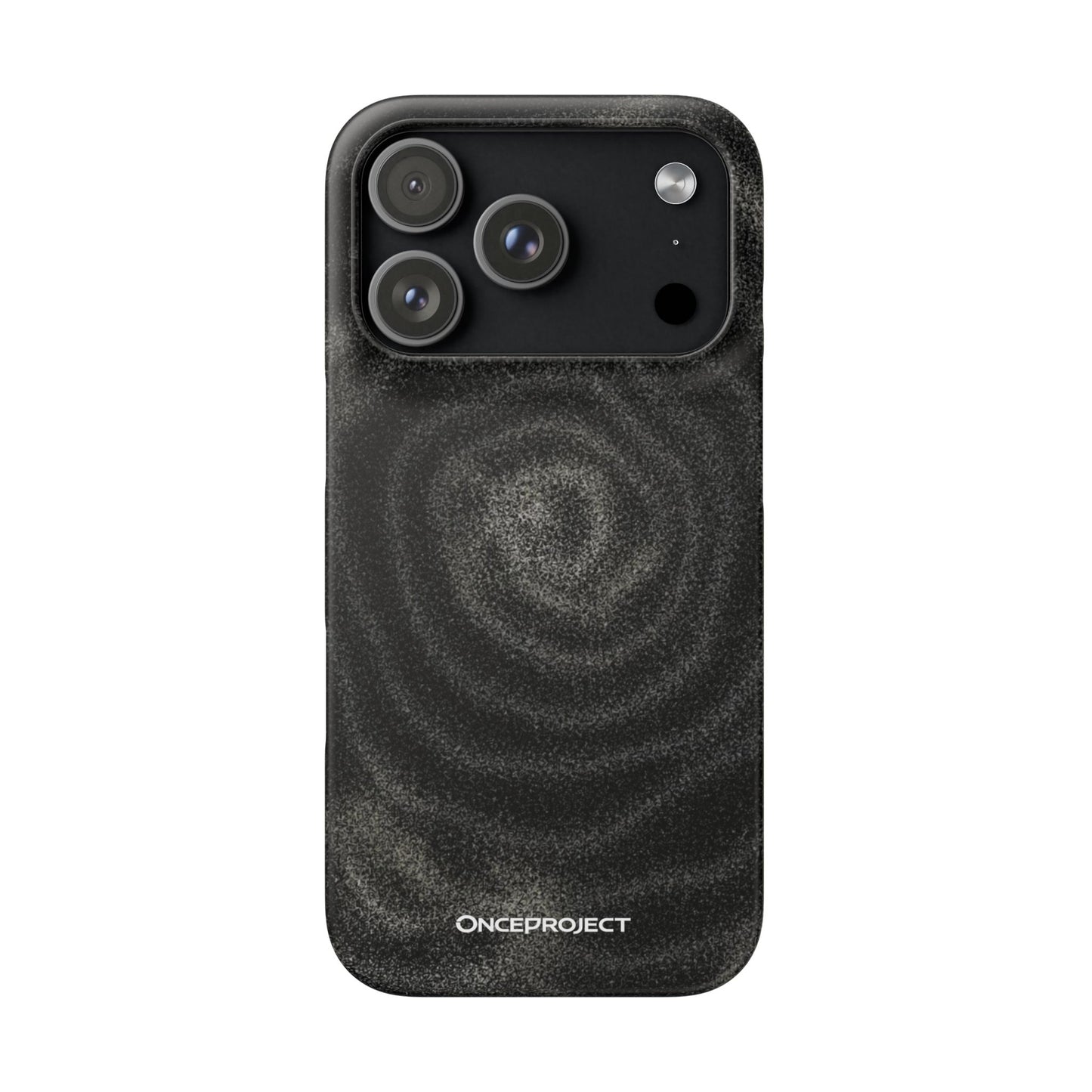 iPhone Case - BLACK GRAIN ORBIT