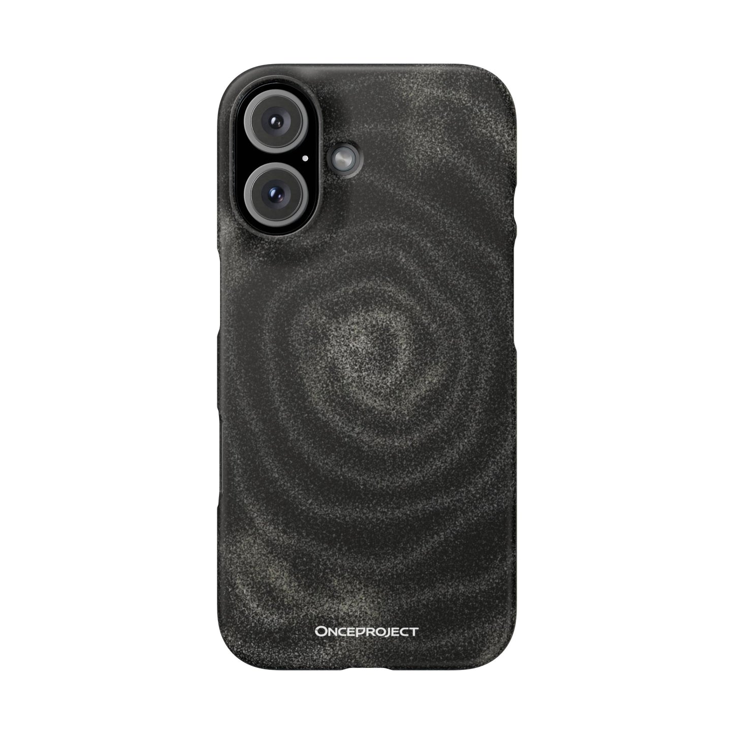 iPhone Case - BLACK GRAIN ORBIT