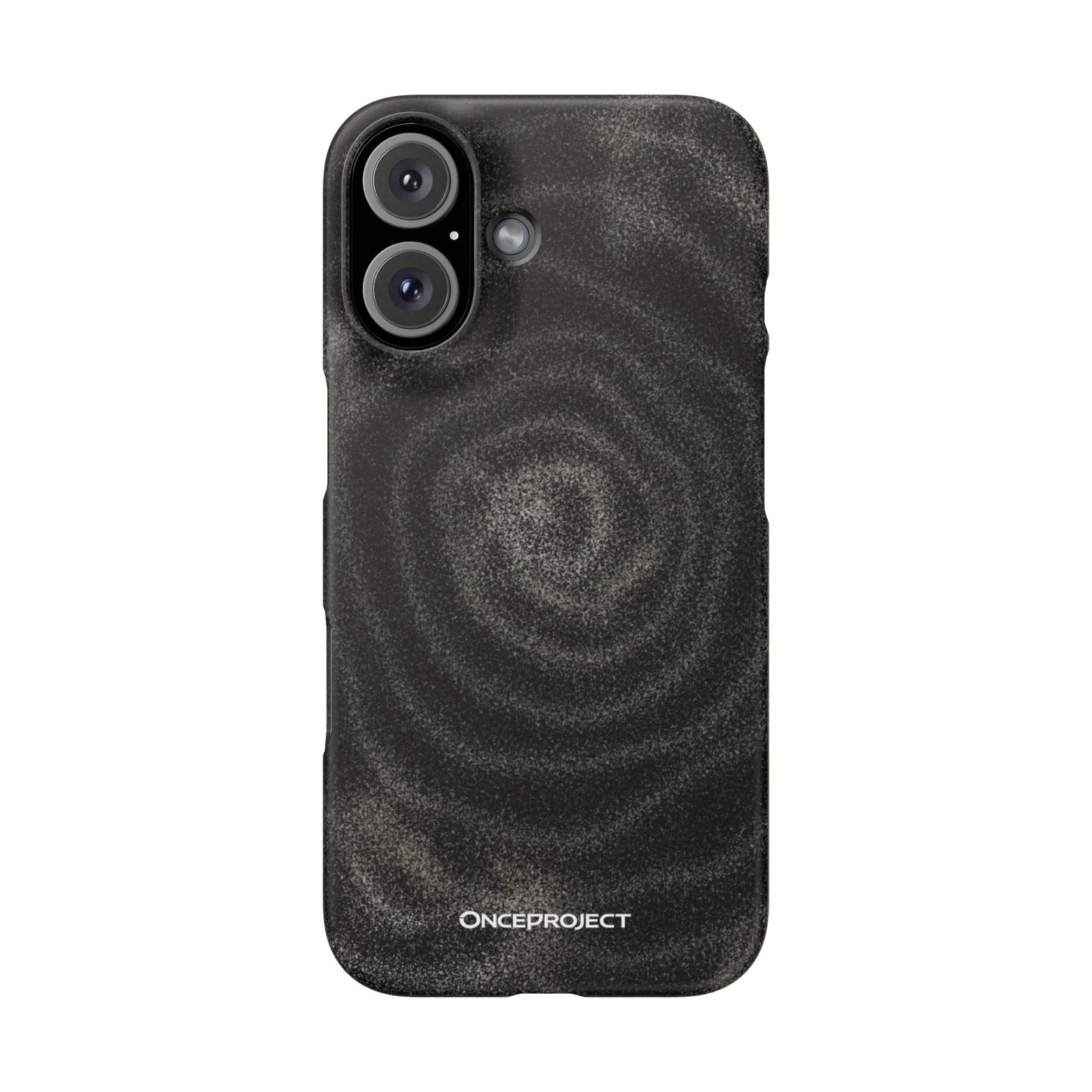 iPhone Case - BLACK GRAIN ORBIT